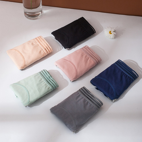 Sanitary period underwear for ladies, pure cotton, fish wire waistband, high-waisted menstrual period leak-proof underwear model 9257