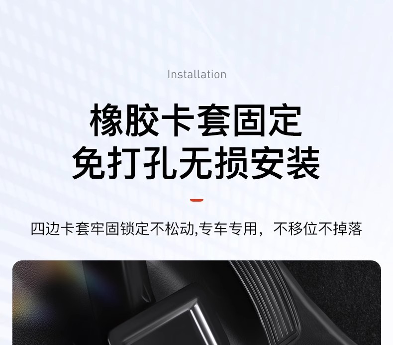 Suitable for Tesla's New Model 3/Y Accelerator Brake Rest Pedal Cover Metal Interior Modification Accessories