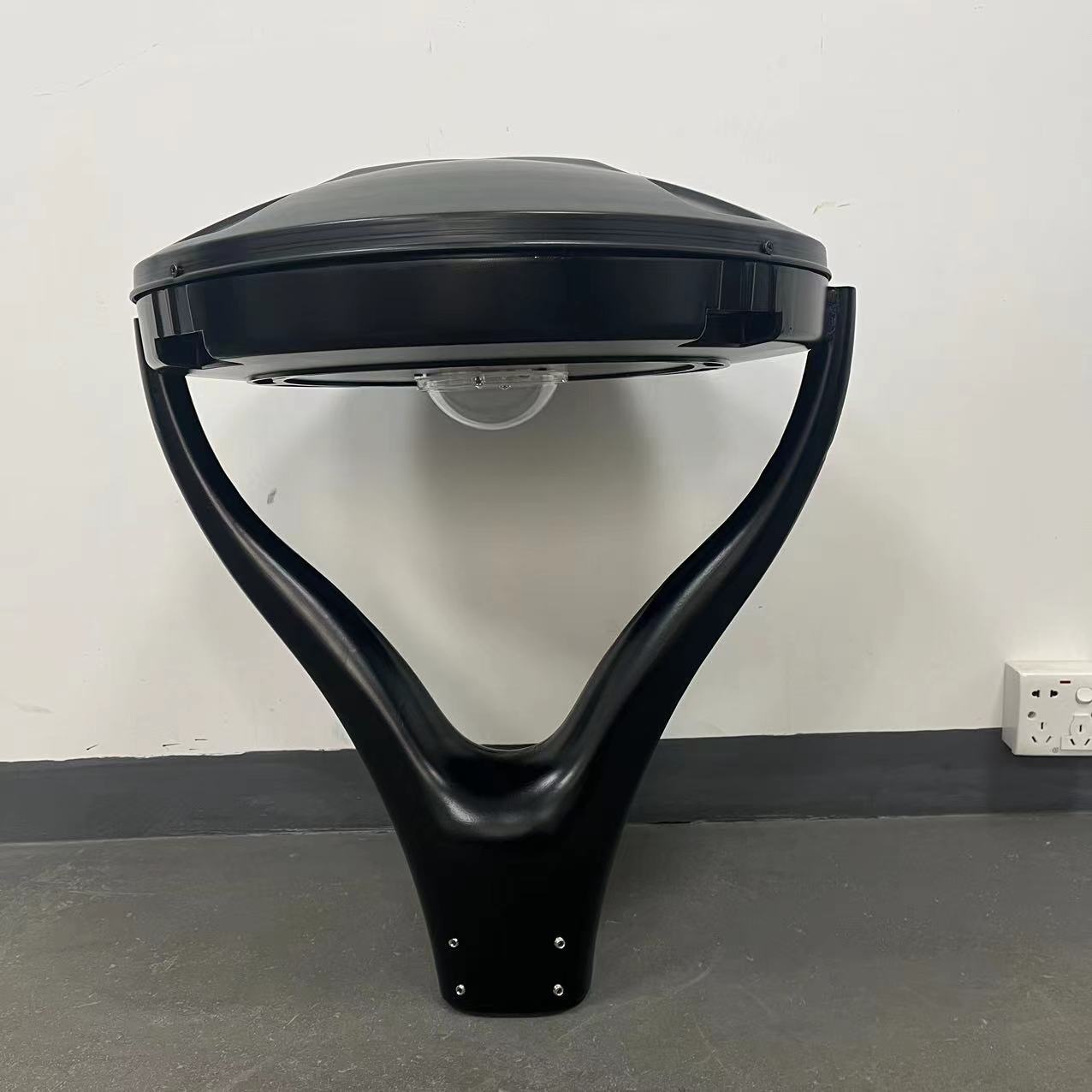 Cabezal de luz LED para jardín de 100 vatios, accesorio de iluminación de jardín de paisaje de aluminio en forma de Y de 3 metros, estándar europeo, cabezal de farola de suministro transfronterizo