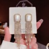 Silver needle, advanced small design earrings, silver 925 sample, internet celebrity, high-quality style, Korean style