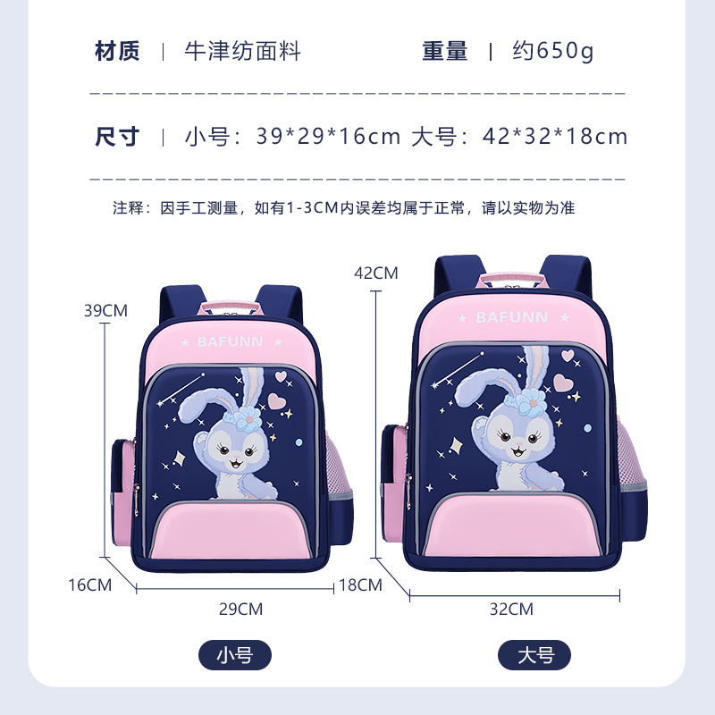 Cosmonauta nueva mochila escolar de 1 - 6 grados de dibujos animados para niños mochila impresa logotipo al por mayor