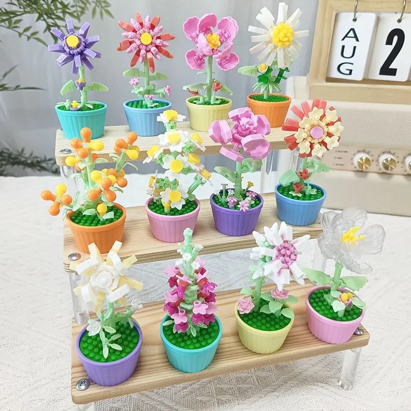 Puesto callejero al por mayor bloques de construcción juguetes para niños