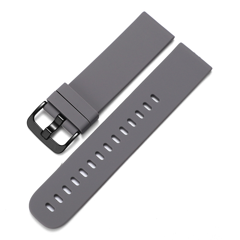 Black buckle [space gray] round tail silicone