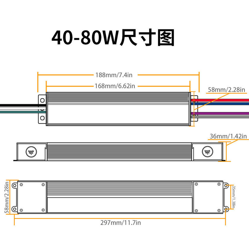 可控硅调光电源24V4A美规UL Class2/FCC认证96W驱动器led驱动电源|undefined