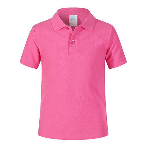 Guangzhou Cang Summer suelta color sólido rey 220g polo de manga corta de algodón puro ropa de trabajo personalizada para padres e hijos para hombres