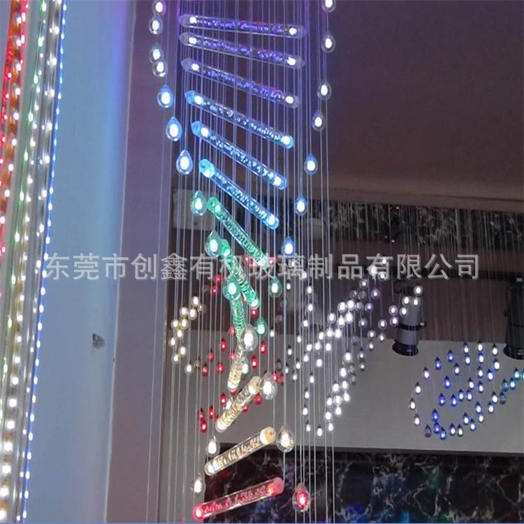 供应LED导光灯柱 T8型LED导光柱导光棒 亚克力导光柱 LED导光配件