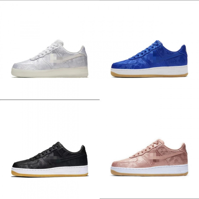 Putian Pure Original High Version Air Force Clot Low-Top Sneakers Rose Gold Tear-Off White Silk Double-Layer Tear-Off Trendy Shoes Putian Pure Original High Version Air Force Clot Low-Top Sneakers Rose Gold Tear-Off White Silk Double-Layer Tear-Off Trendy Shoes