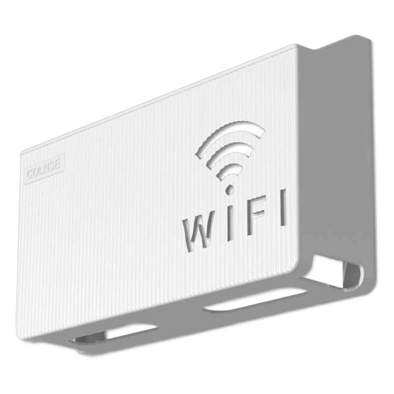 Настенный ящик для хранения беспроводной Wi-Fi ТВ-приставка Стойка для маршрутизатора Ящик для хранения без перфорации настенный