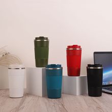 亚马逊304不锈钢保温杯创意商务办公三代咖啡杯随行杯礼品印图