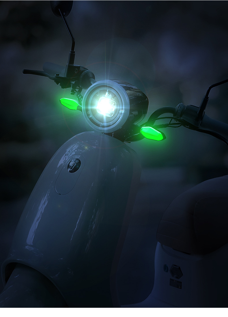 Motorcycle projection turn signal electric vehicle floor lamp magic atmosphere LED atmosphere turning light highlight warning light