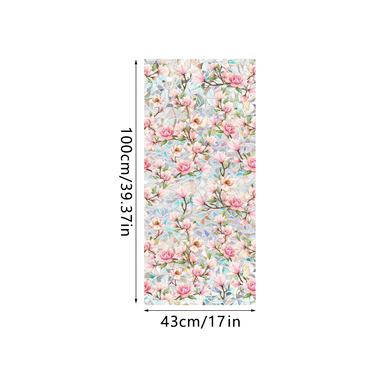 140g Weight Glass paster Home Textiles & Decor Type PVC Material Leaf Pattern Casual, Pastoral Style Casual Pastoral Leaf PVC Glass Paster Wall Art 96