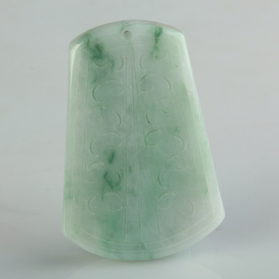 Emerald No business card Pendant jade Jade article wholesale Yang Green Party cards Emerald Pendant wholesale certificate