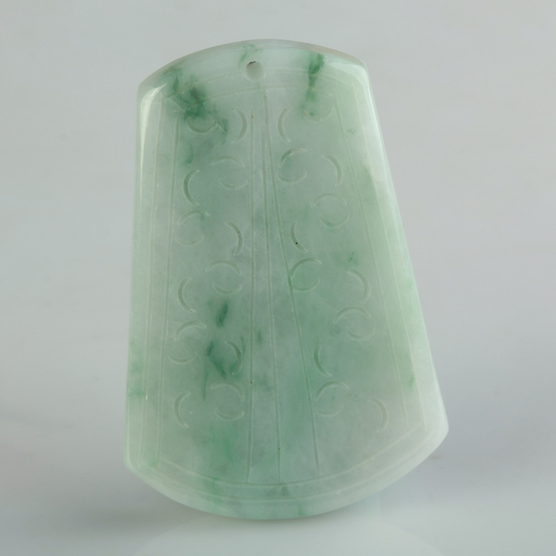 Emerald No business card Pendant jade Jade article wholesale Yang Green Party cards Emerald Pendant wholesale certificate