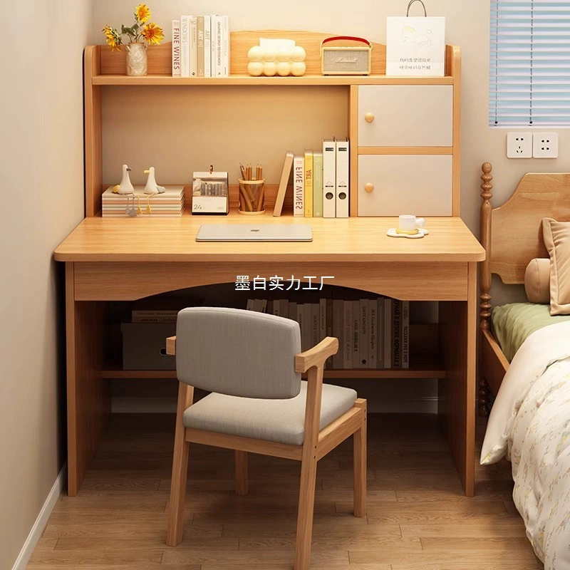 Компьютерный стол, домашний письменный стол, книжная полка, встроенный стол, стол и стул для учебы, комбинация для спальни или офиса, письменный стол.