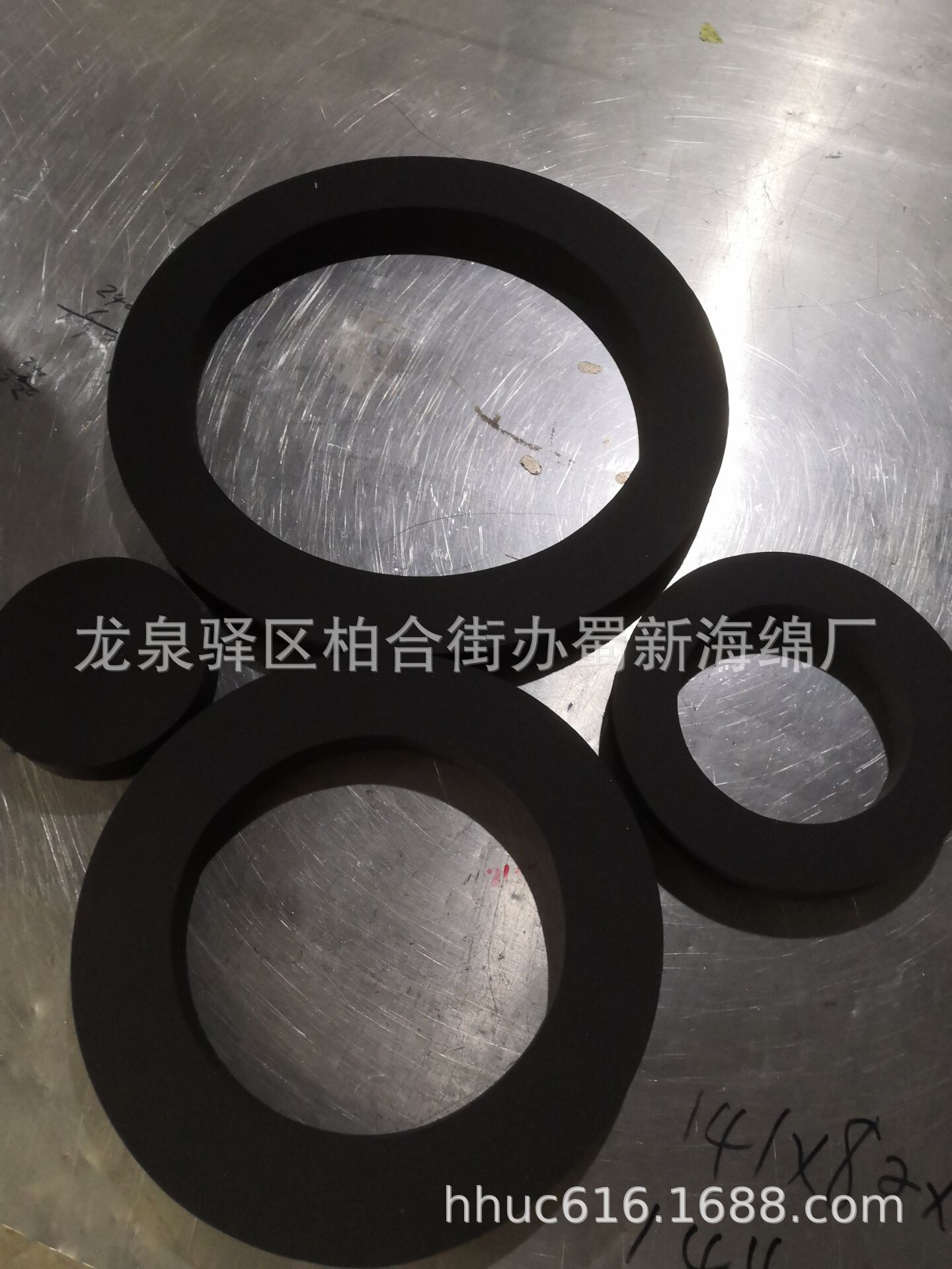 吸顶托盘抗压耐高温圆环橡胶垫/高密度高弹耐磨耐压橡胶圈