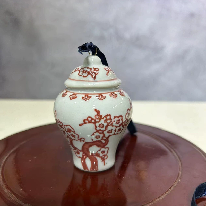 Фарфоровые украшения Jingdezhen рождественская ярмарка украшение ёлки украшение автомобиля голубая и белая фарфор украшения керамическая молодая генеральная банка ветровой колокол
