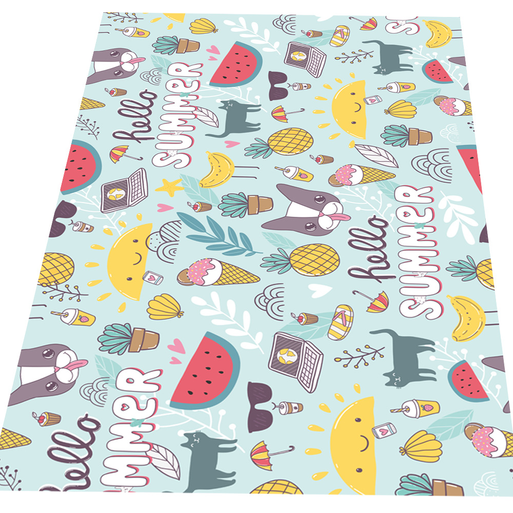 Alfombra para niños juego de rompecabezas tablero de ajedrez rejilla rayuela alfombra de piso dormitorio de dibujos animados tatami ventana Bahía creativa manta de noche