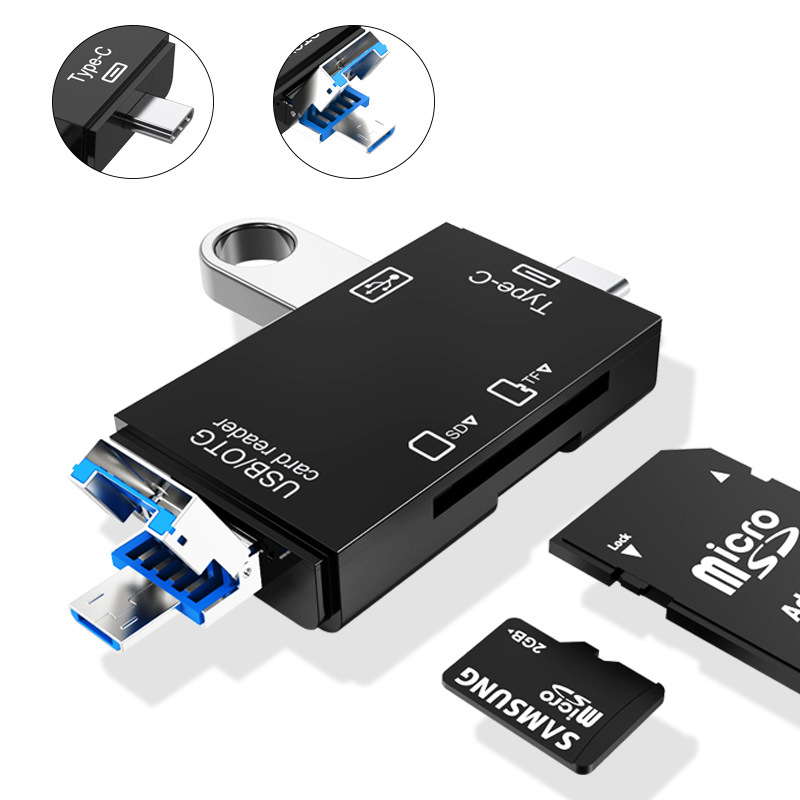 工厂私模USB3.0读卡器type-c安卓手机电脑多功能OTG2.0 SD/TF/U盘