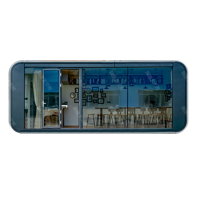Rongjie cápsula espacial sala móvil hogar área escénica casa de familia sala de cielo estrellado sala móvil tienda de contenedores fabricante de almacén de Apple