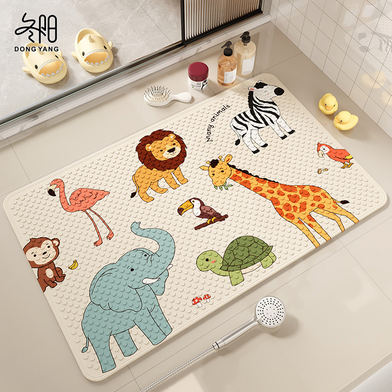 almohadilla antideslizante para baño infantil almohadilla de suelo para baño especial anticaídas ventosa para pies almohadilla de ducha impermeable