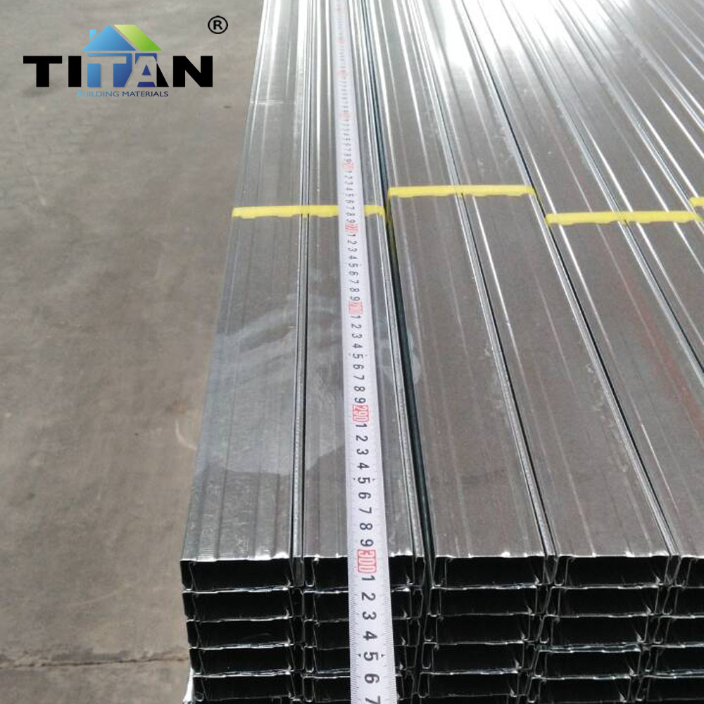 Lugar del fabricante 38 quilla horizontal nivelada de la pared quilla diagonal de la quilla de acero ligero con agujeros, quilla de la pared de exportación