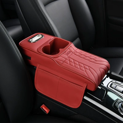 Suitable for 16cm Models, Narrow Version Armrest box - colorful-cup-vertical-medium-volcano-red-suitable-for-16-inch-wide-vehicles
