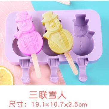 Creativo de dibujos animados DIY molde de helado de silicona casera modelo de hornear hogar molde de paleta molde de helado al por mayor