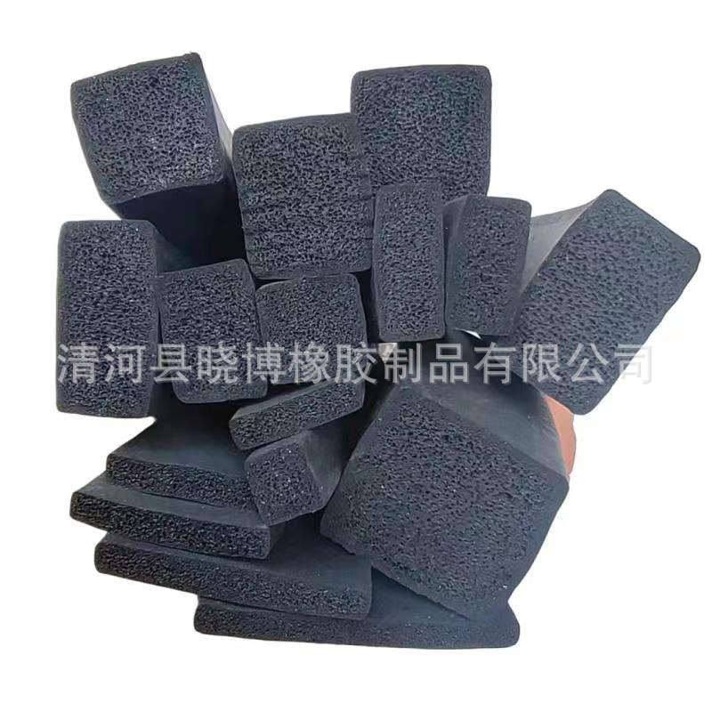 三元乙丙发泡海绵条EPDM密封条防水耐磨船用电柜机柜橡胶密封条