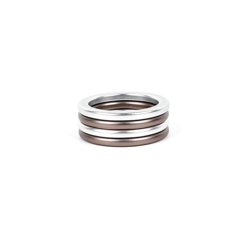 Anillo en O Plano de Aleación de Aluminio de 25mm para Arneses de Mascotas y Bolsos