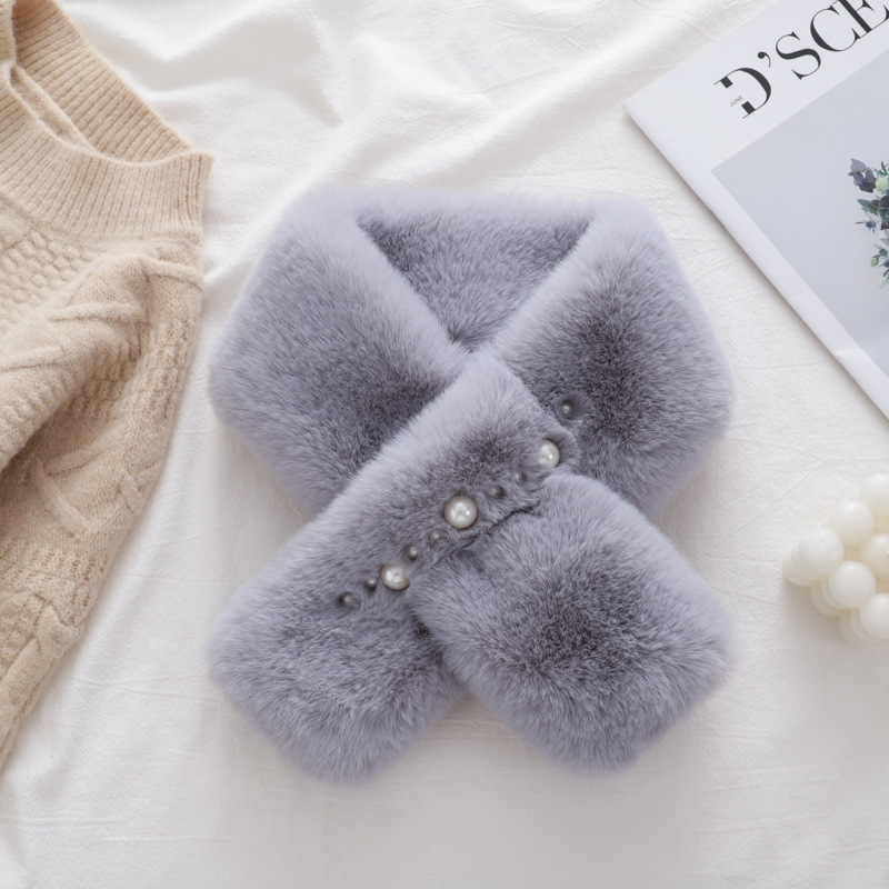 [성인 착용 진주] 회색