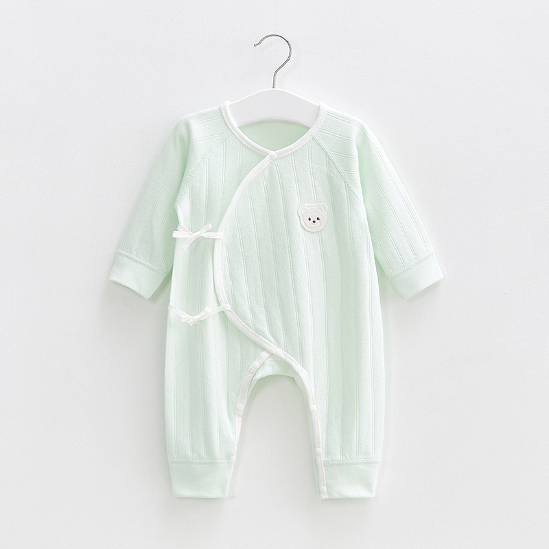 Ropa de bebé recién nacido para primavera, otoño y verano, de algodón puro, estilo monge, conjunto de otoño, pelele para recién nacido, traje para gatear, mono unisex para bebé