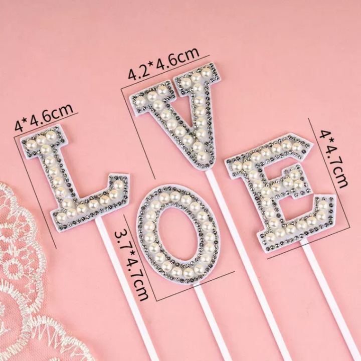 Plata perla mamá pastel decoración Tarjeta de inserción Día DE LA MADRE pastel de cumpleaños plug-in hornear plug-in nuevo