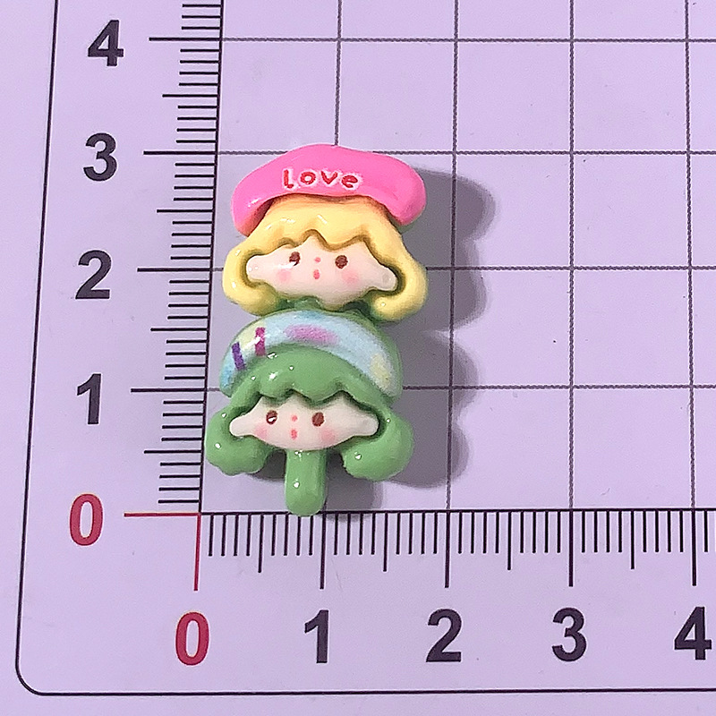 Nuevos dibujos animados cadena de animales cadena didiy accesorios de resina crema pegamento para el cabello clip de cabello botones de zapatos caso de teléfono móvil material hecho a mano