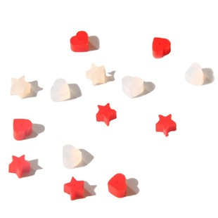 Anti-allergic ear plug earplug accessories silicone love earring buckle earrest handmade DIY earring material wholesale