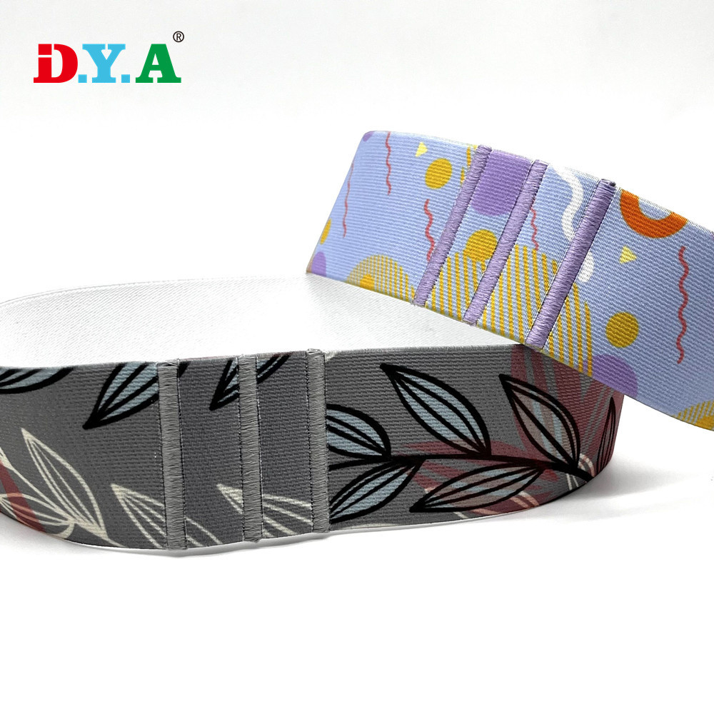 热转印加厚高弹涤纶印花午餐盒便当盒饭盒弹力松紧带滑雪眼镜绑带