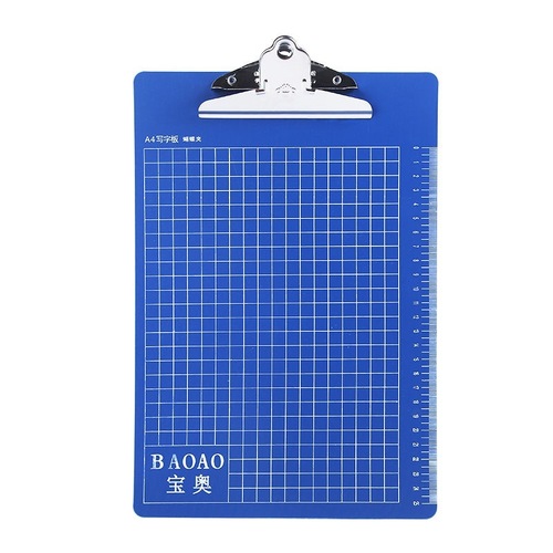 A4 folder board writing pad student pad plastic clip paper board A6 menu clip A5 document storage notebook clips