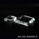 Cross-border Crystal Glass Square Small Ornaments Base Engraving Jewelry Display Plate Mine Standard Hand-made Base in stock