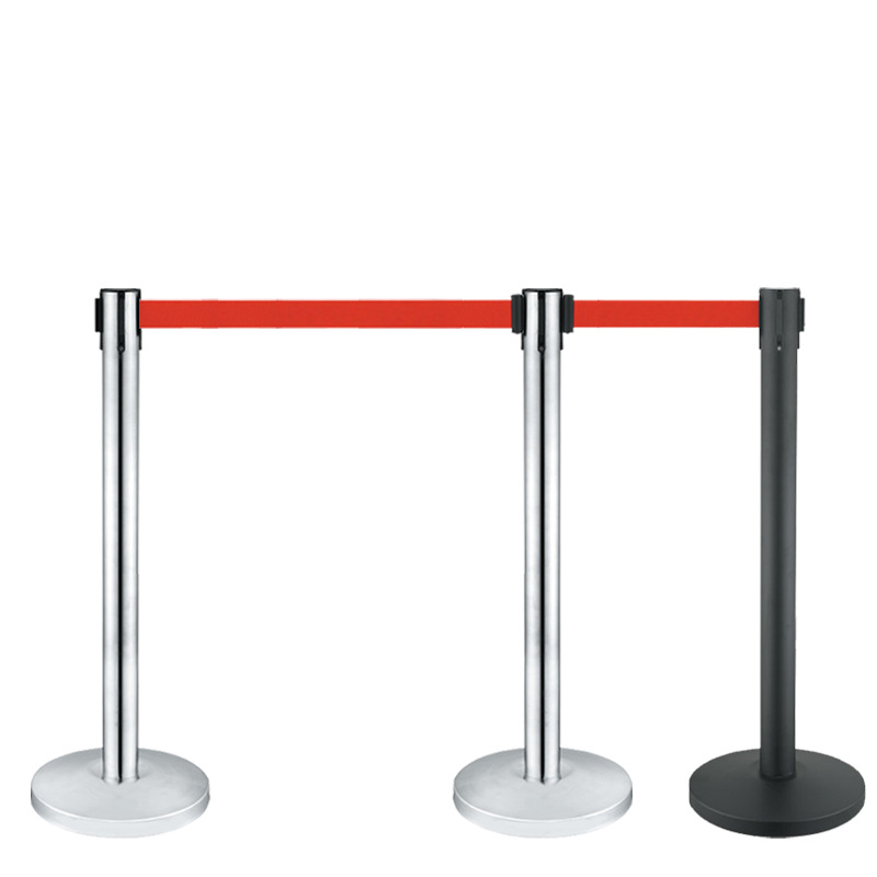 有质保一米线栏杆不锈钢加厚管件地铁排队围栏伸缩带人群管理