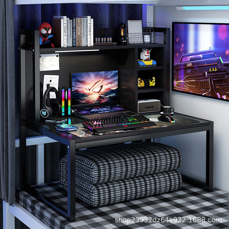 Bedside Desk, Student Dormitory Online Class Computer Desk, Study Desk, Dormitory Bunk Bed Lazy Desk, Short Video Watching Desk, Eating Desk