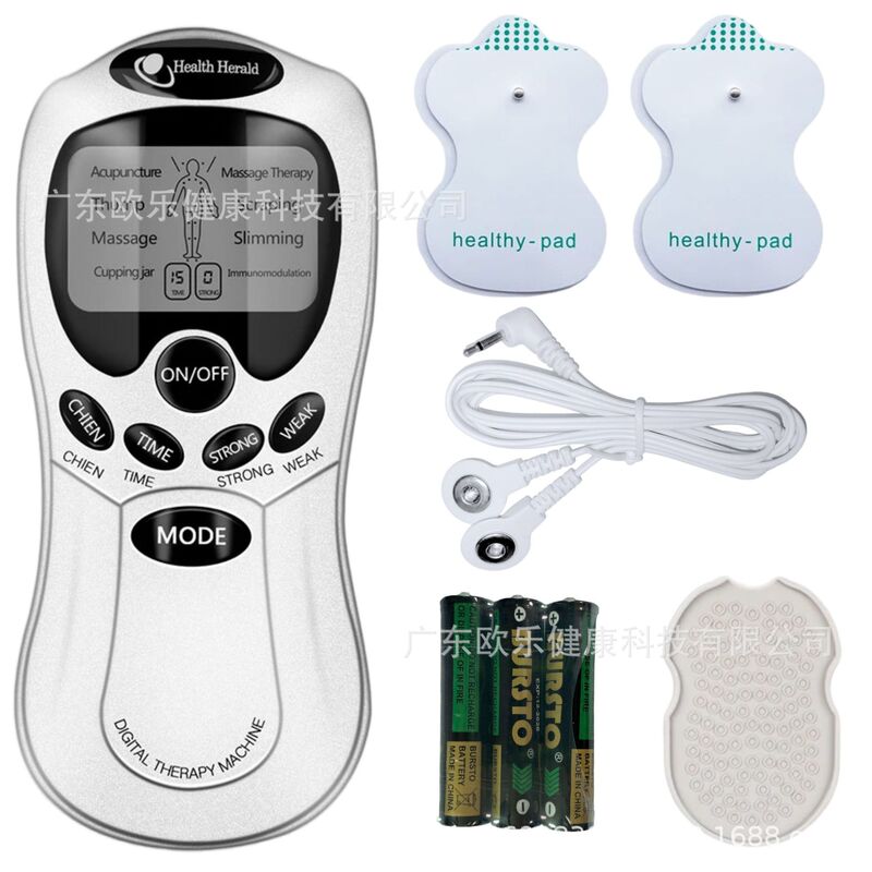 クロスボーダーデュアル出力 TENS 電気パルスマッサージャー EMS 刺激装置中低周波パルスマッサージ器具マッサージ|undefined