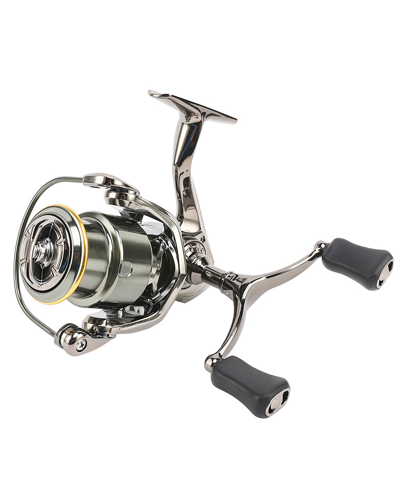 Bilings de alambre superficial Copa de metal rueca rueda de pesca doble balancín Luya carrete de pesca de largo alcance artes de pesca Pesca al por mayor