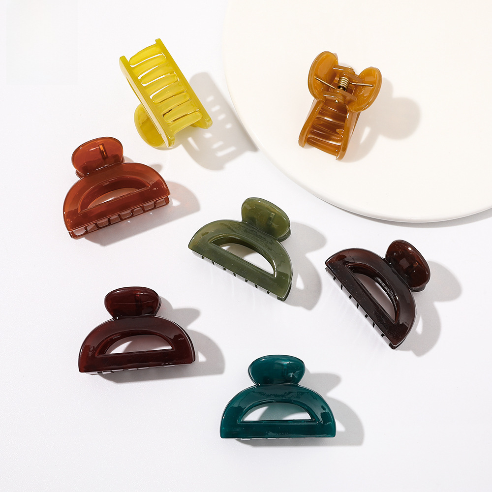 Qiyue Korean jelly small hairpin side clip back head updo hair clip small size bangs clip hair accessories headdress wholesale_voghion.com