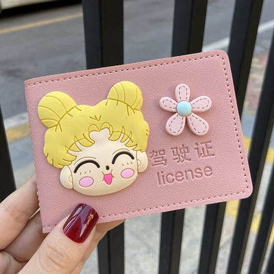 Multimediya və saxlama aksesuarları — cute girl - right-driving-pink-set-big-beautiful-girl-pink-flower-6-card-position