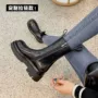 厚底女单新款春秋中筒靴