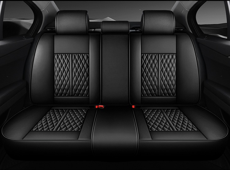 New Nappa Leather Fixed Lumbar Support Three-Dimensional Car Seat Cover, Universal for All Seasons, Car Seat Cushion Exclusively Available on Amazon