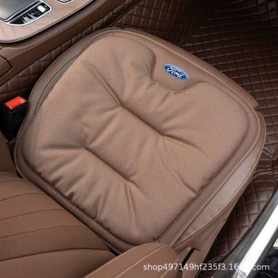 Cross-Border Ford Car Seat, Universal seat cover - chestnut-brown-nappa-leather-one-seat-in-the-front-row-4646