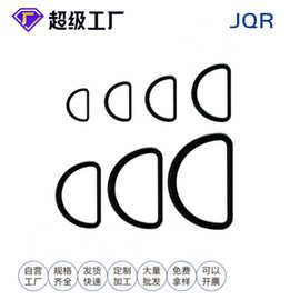 金属D字扣宠物锌合金牵引狗扣D形环半圆连接环箱包登山腰带肩带扣