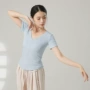 中国v领形体新款练功服