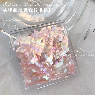 Dırnaq bəzəkləri Pieces Ripple Abalone Pieces - nail-art-ultra-thin-shell-03