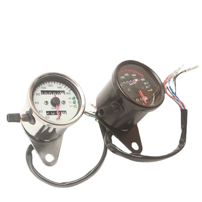 CG125 motosiklet modifikasiya olunmuş universal mexaniki retro spidometr ikili odometr kilometr sayğacı